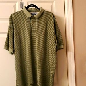Tommy Hilfiger striped golf polo
